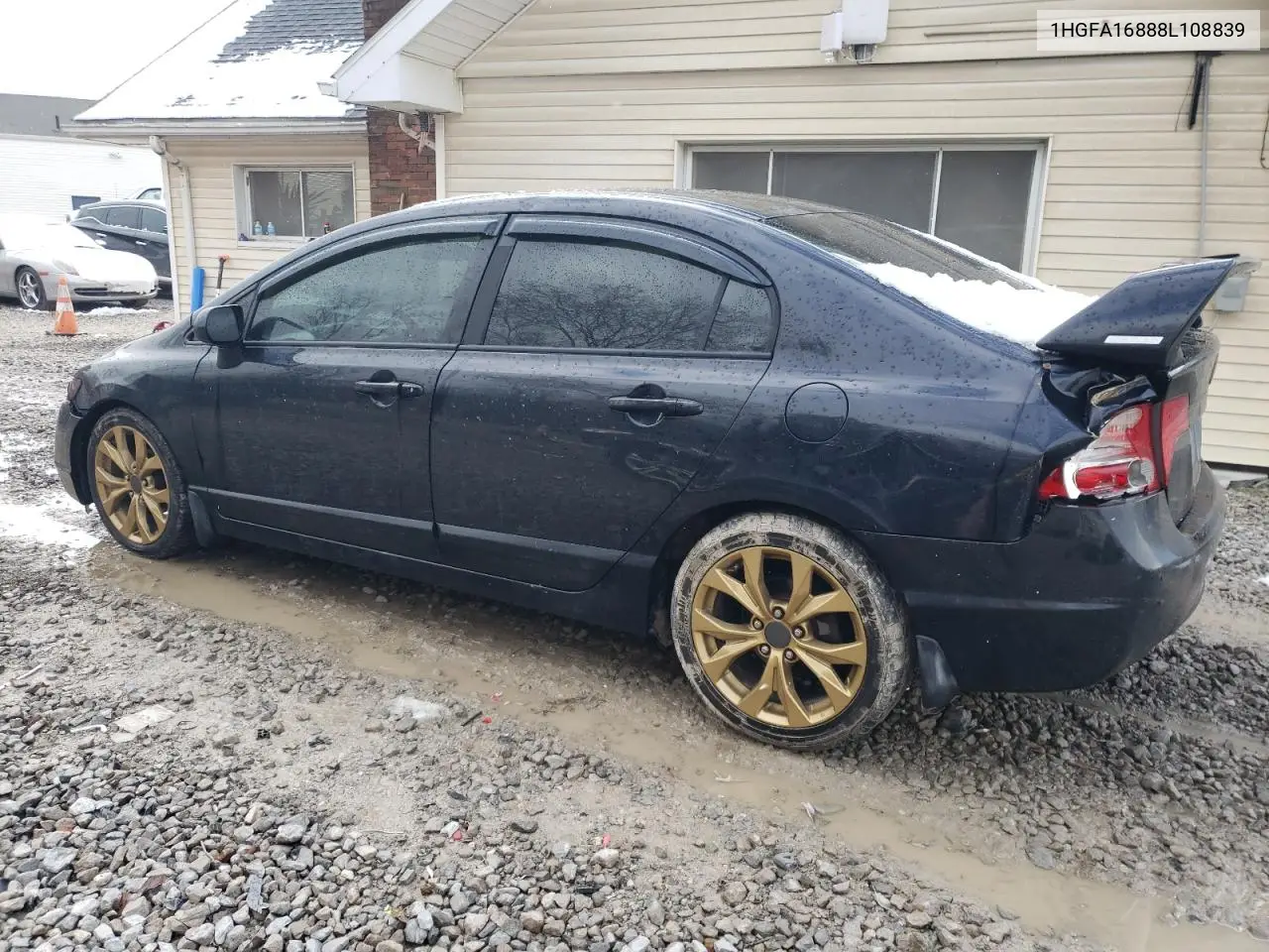 1HGFA16888L108839 2008 Honda Civic Ex