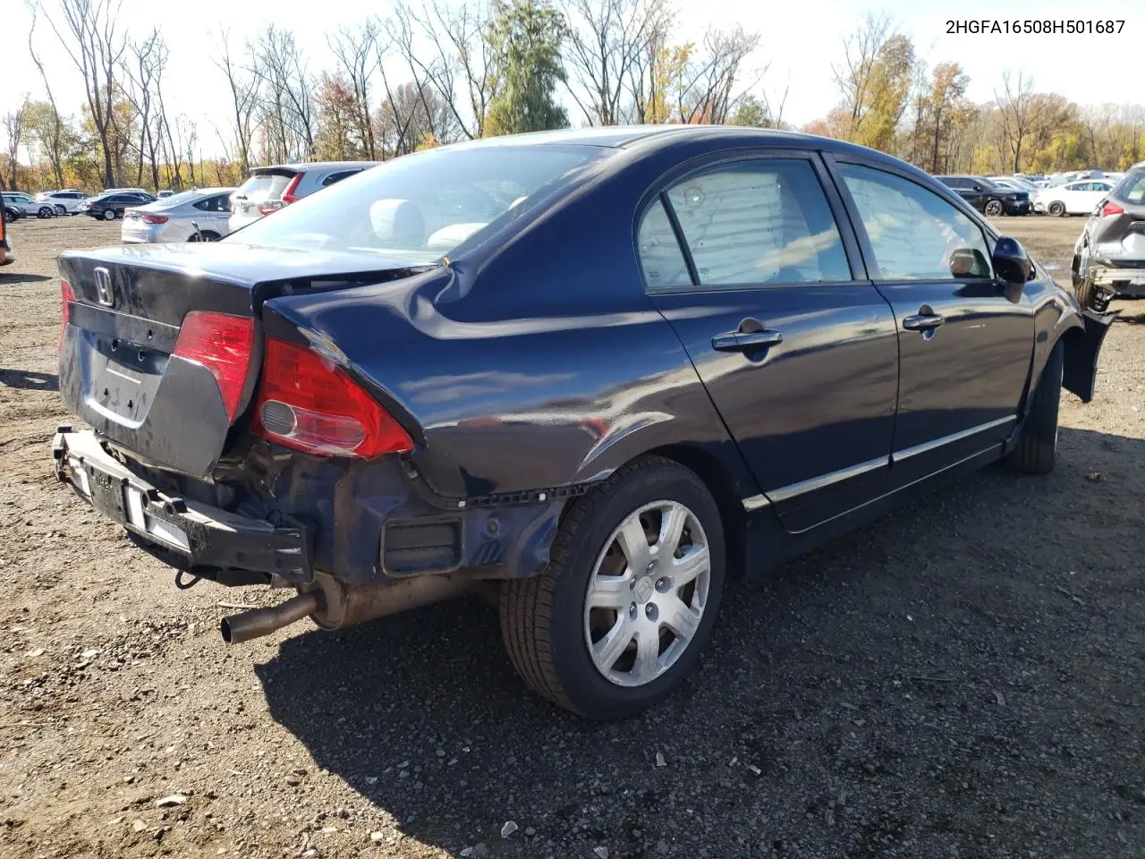 2HGFA16508H501687 2008 Honda Civic Lx