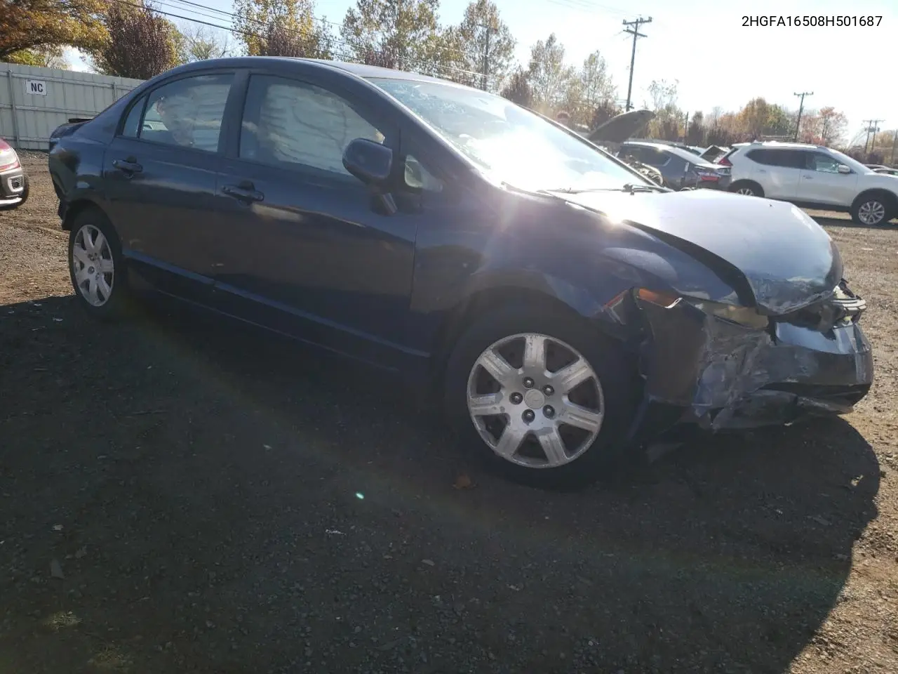 2HGFA16508H501687 2008 Honda Civic Lx