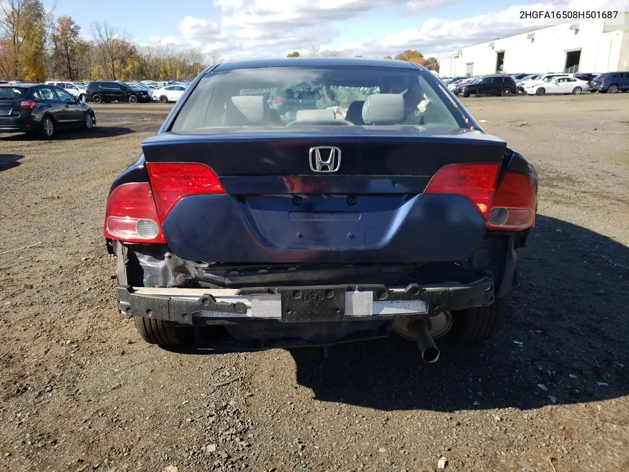 2HGFA16508H501687 2008 Honda Civic Lx