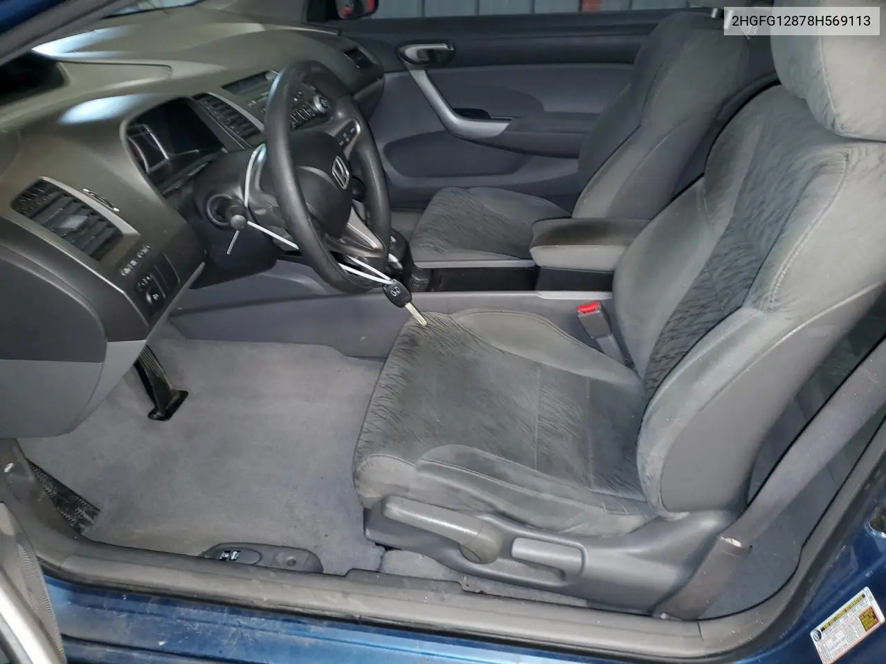 2HGFG12878H569113 2008 Honda Civic Ex