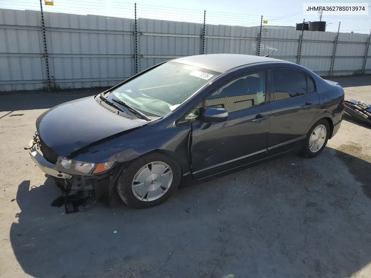 JHMFA36278S013974 2008 Honda Civic Hybrid