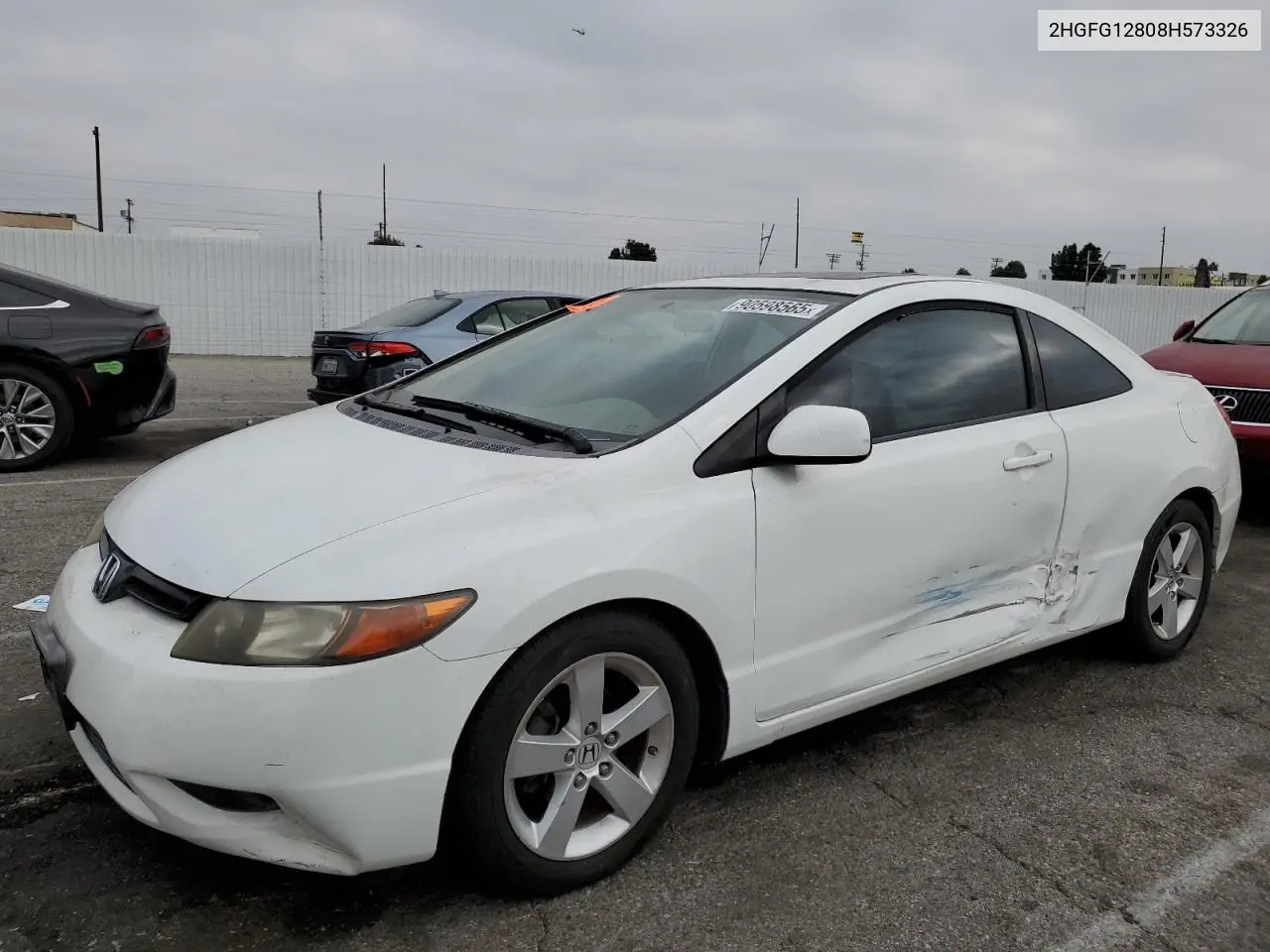 2HGFG12808H573326 2008 Honda Civic Ex