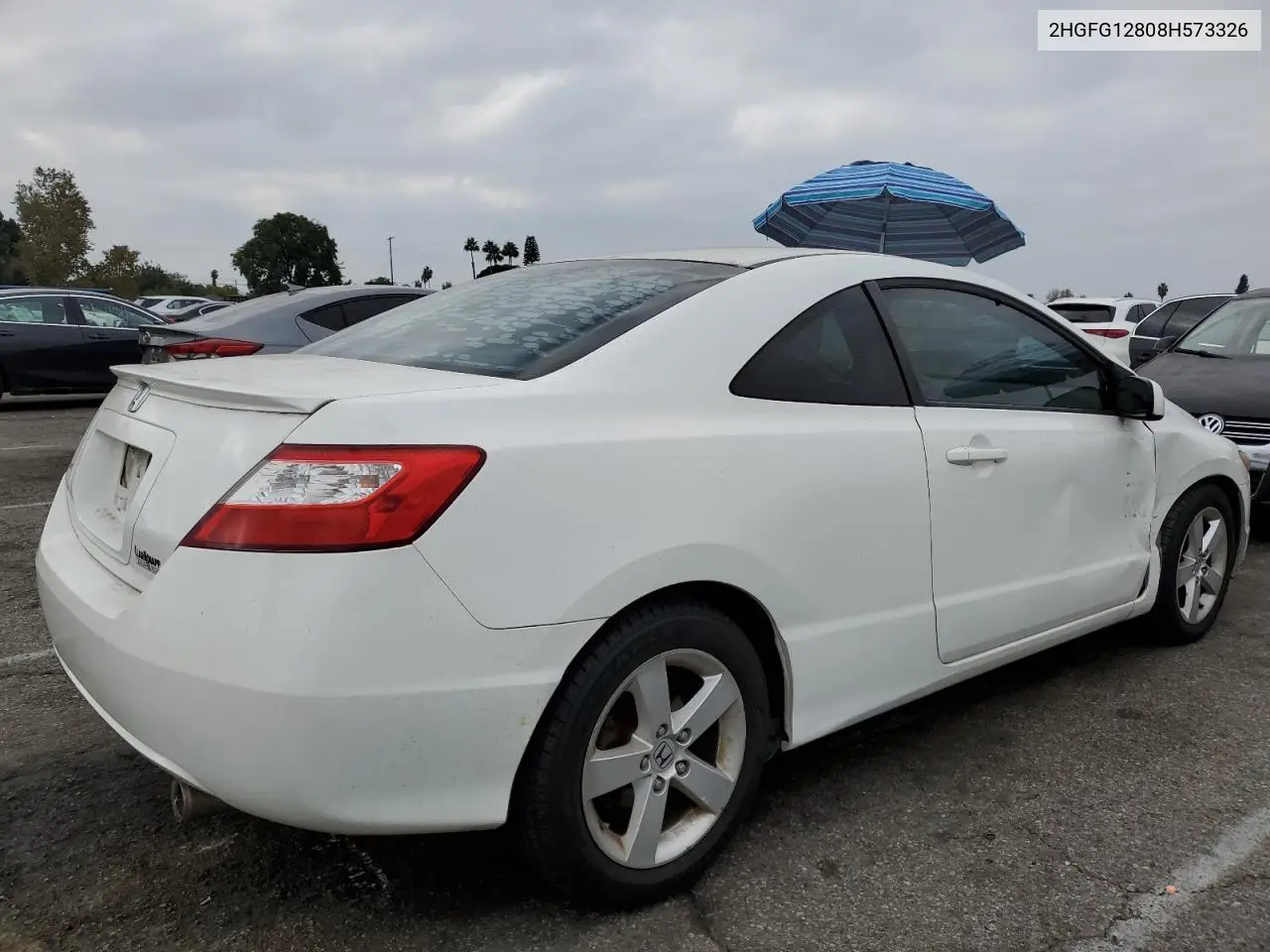 2HGFG12808H573326 2008 Honda Civic Ex