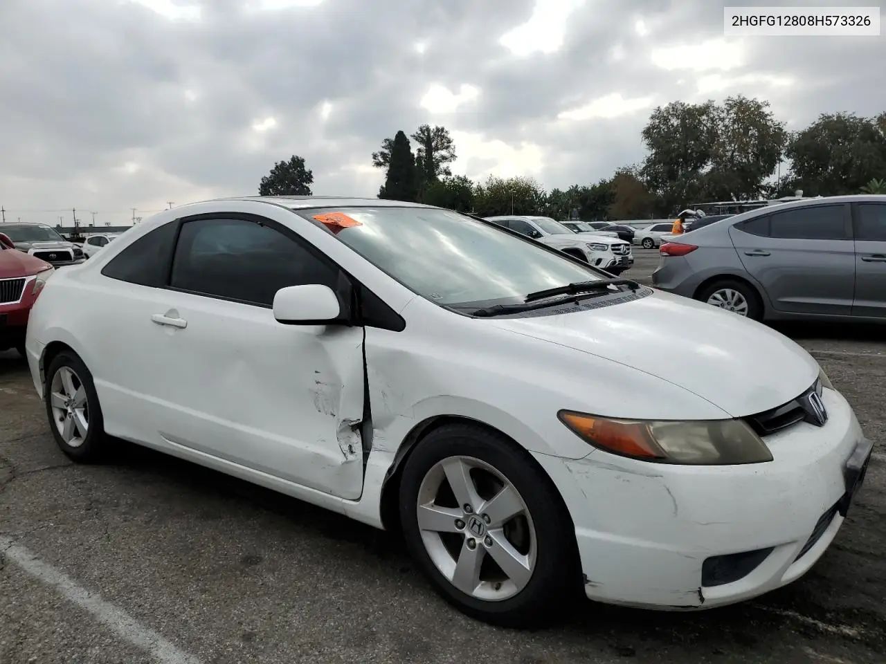 2HGFG12808H573326 2008 Honda Civic Ex