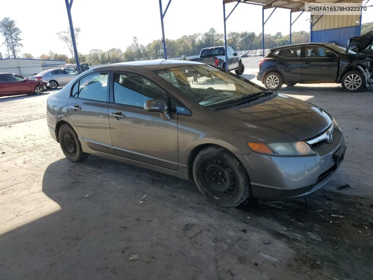 2HGFA16578H322370 2008 Honda Civic Lx