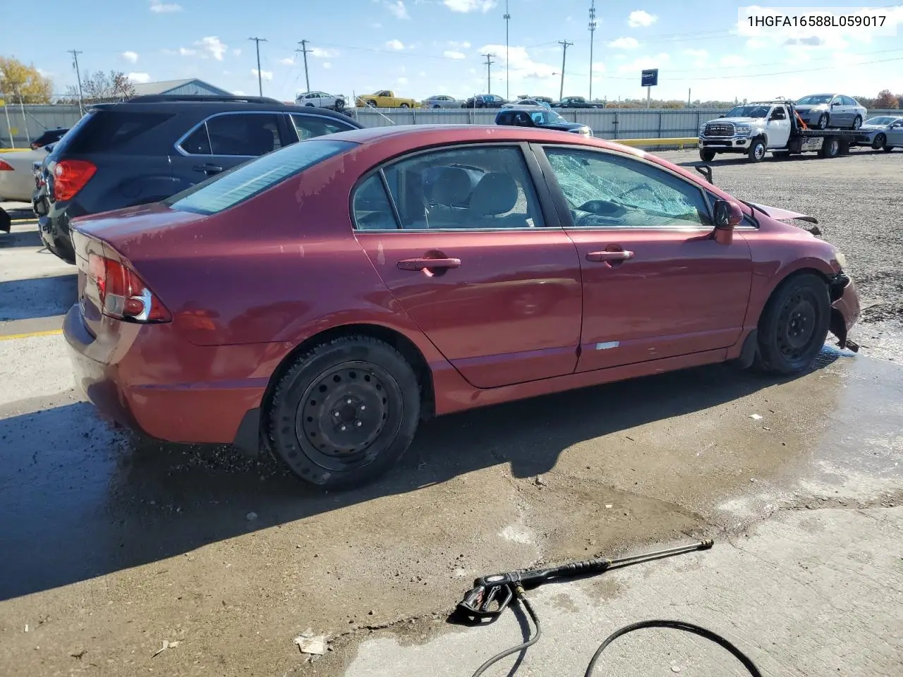 1HGFA16588L059017 2008 Honda Civic Lx