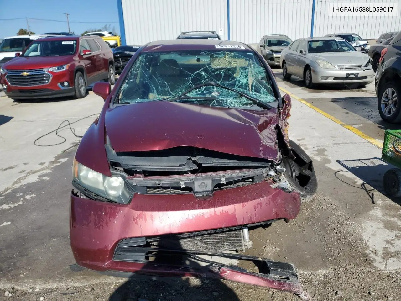 1HGFA16588L059017 2008 Honda Civic Lx