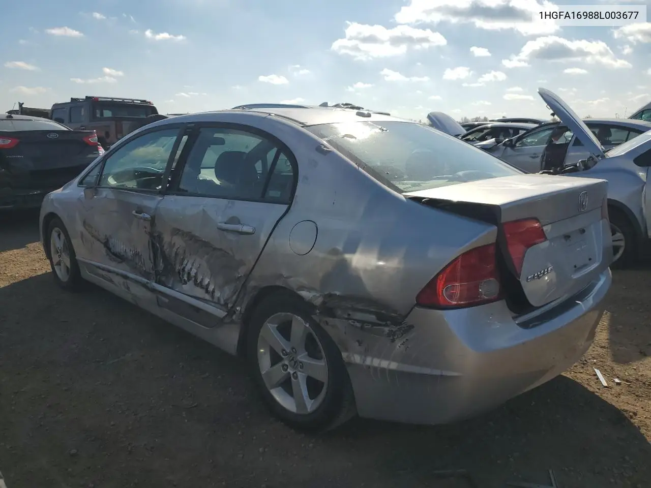 1HGFA16988L003677 2008 Honda Civic Exl