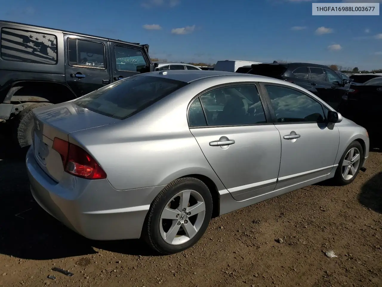 1HGFA16988L003677 2008 Honda Civic Exl