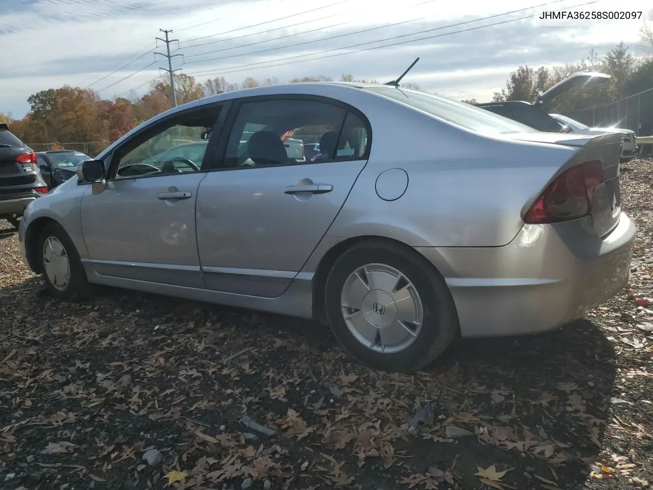 JHMFA36258S002097 2008 Honda Civic Hybrid