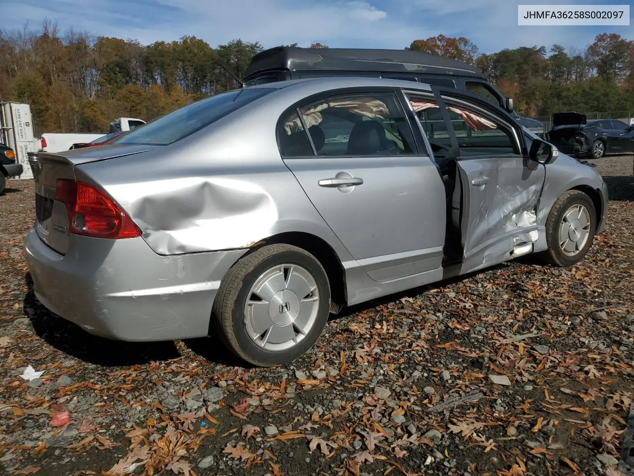JHMFA36258S002097 2008 Honda Civic Hybrid