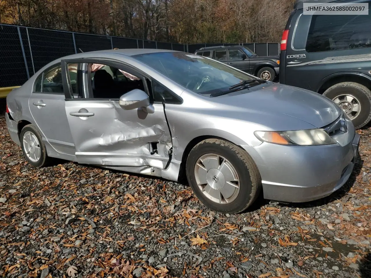 JHMFA36258S002097 2008 Honda Civic Hybrid