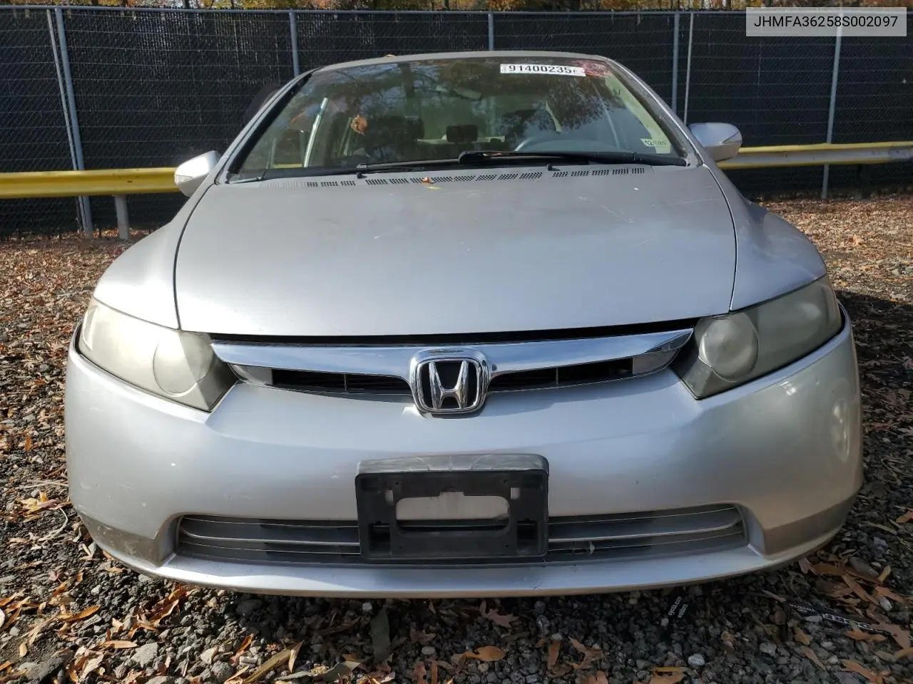 JHMFA36258S002097 2008 Honda Civic Hybrid
