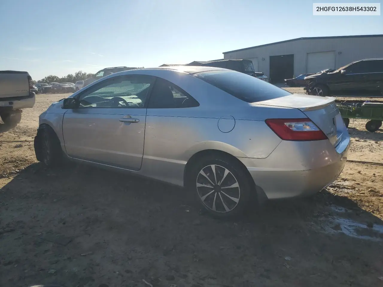 2HGFG12638H543302 2008 Honda Civic Lx