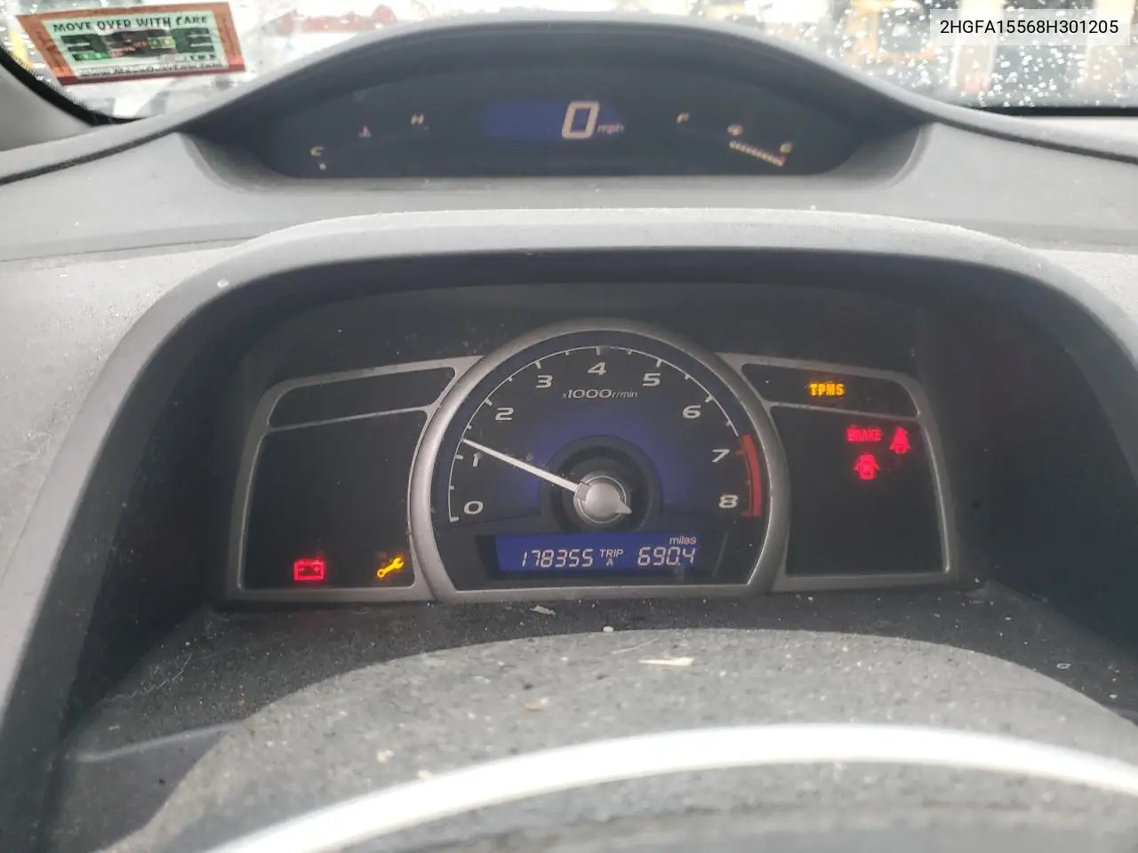 2HGFA15568H301205 2008 Honda Civic Lx