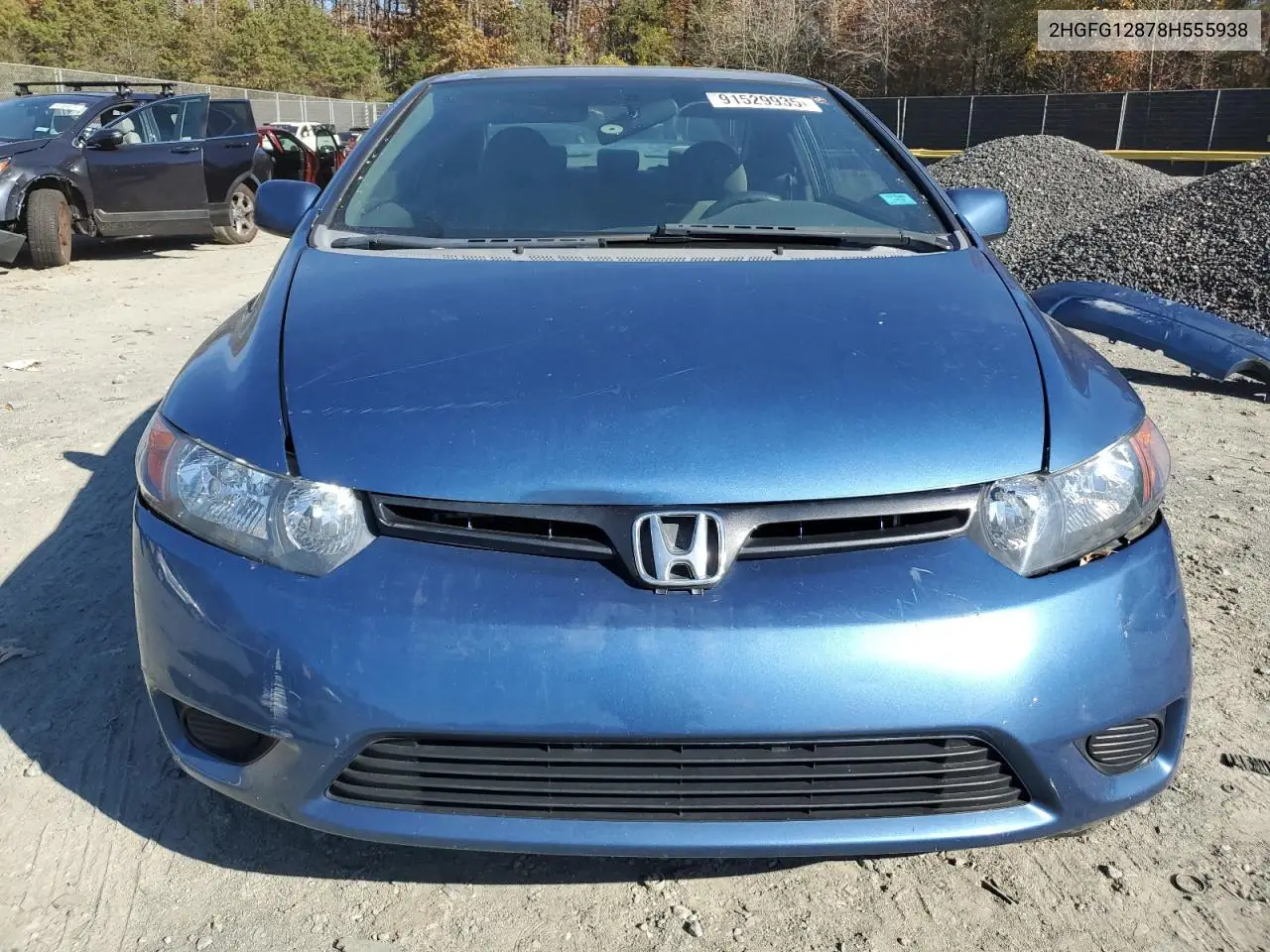 2HGFG12878H555938 2008 Honda Civic Ex