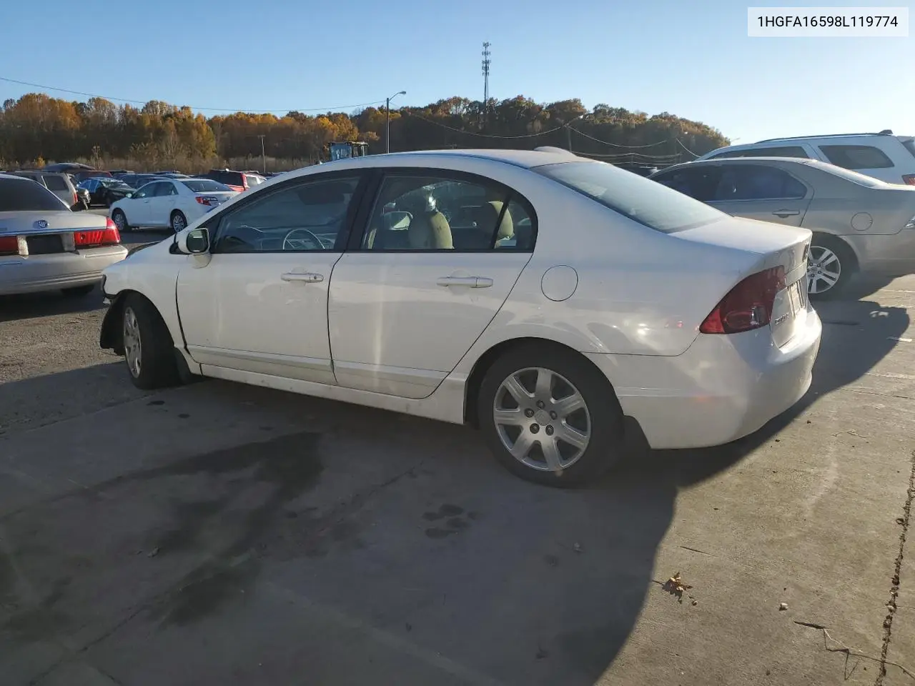 1HGFA16598L119774 2008 Honda Civic Lx