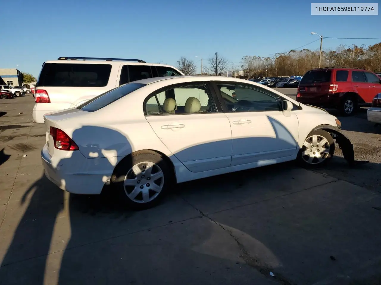 1HGFA16598L119774 2008 Honda Civic Lx