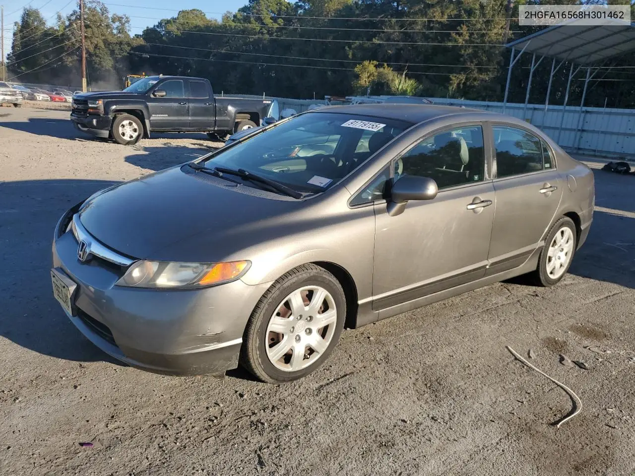 2HGFA16568H301462 2008 Honda Civic Lx