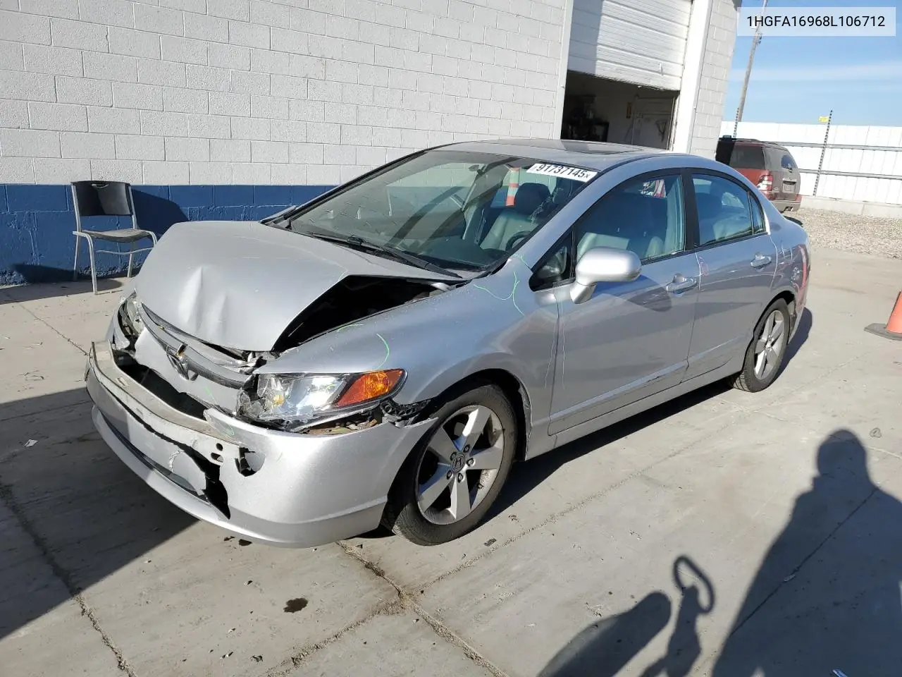 1HGFA16968L106712 2008 Honda Civic Exl
