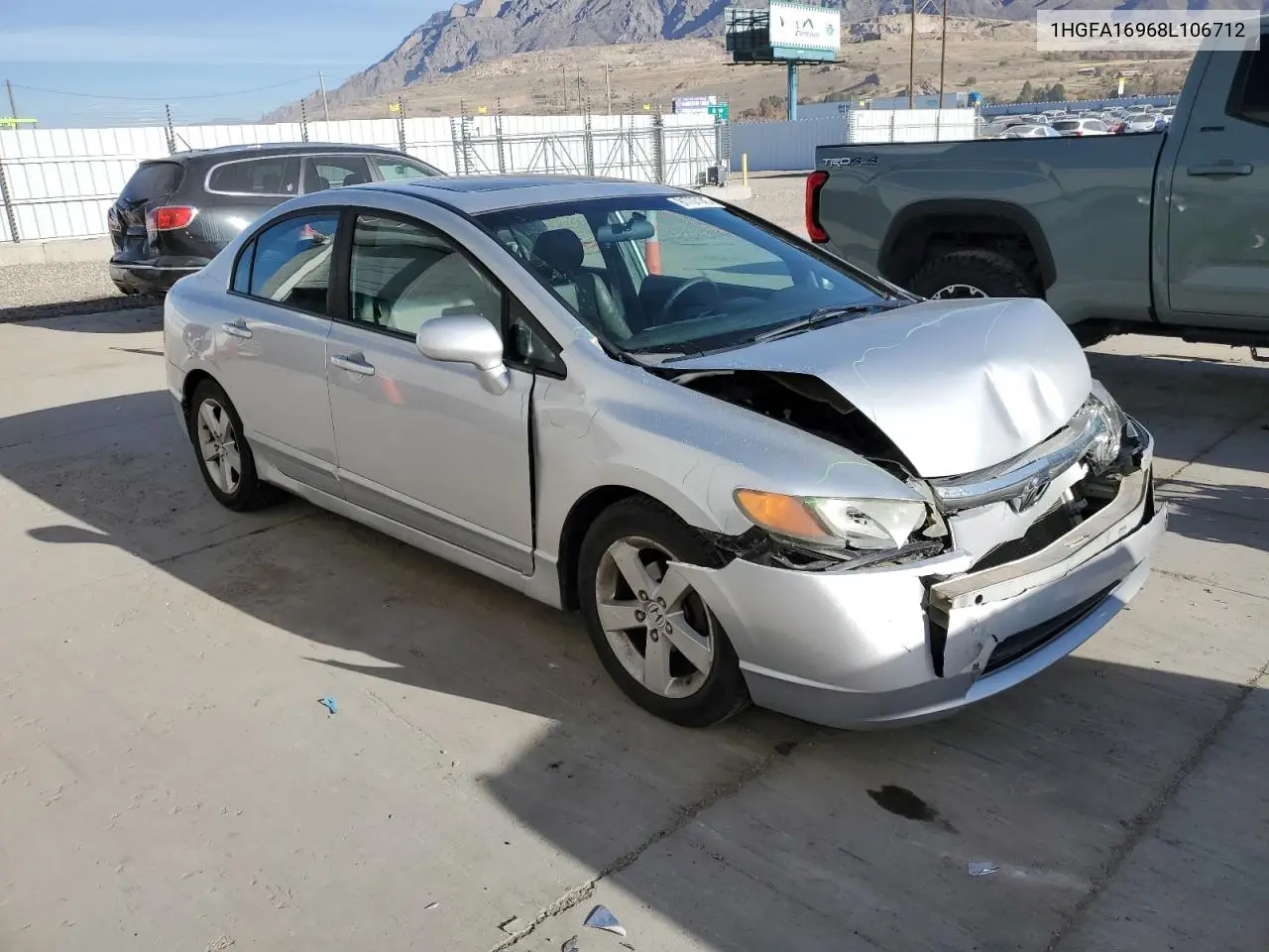 1HGFA16968L106712 2008 Honda Civic Exl