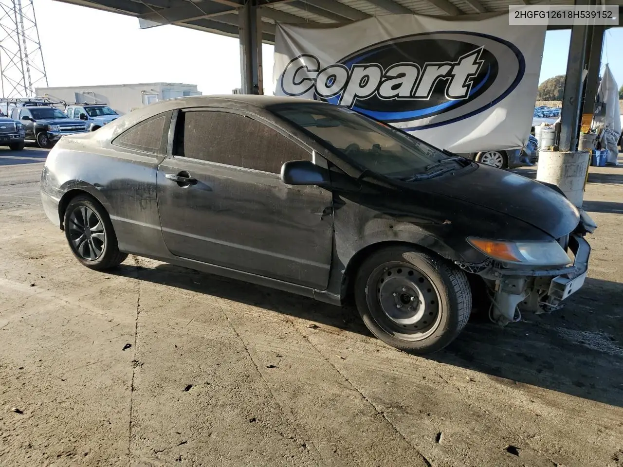 2HGFG12618H539152 2008 Honda Civic Lx