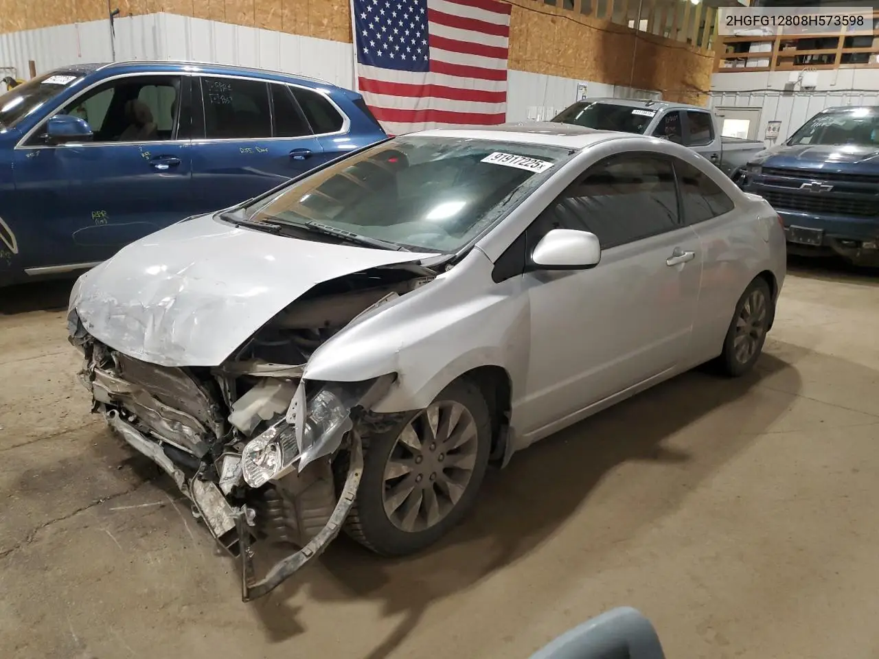 2HGFG12808H573598 2008 Honda Civic Ex