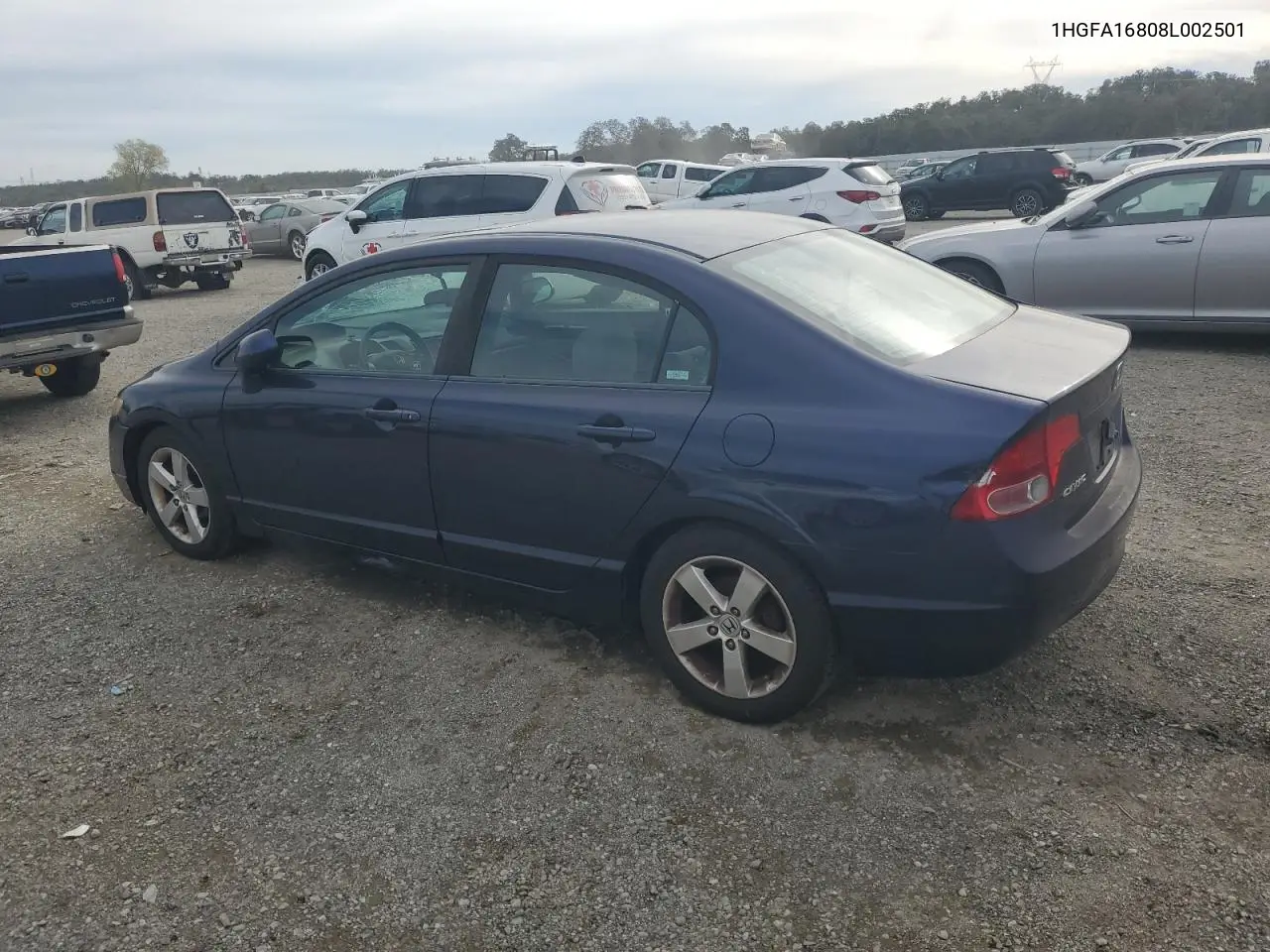 1HGFA16808L002501 2008 Honda Civic Ex