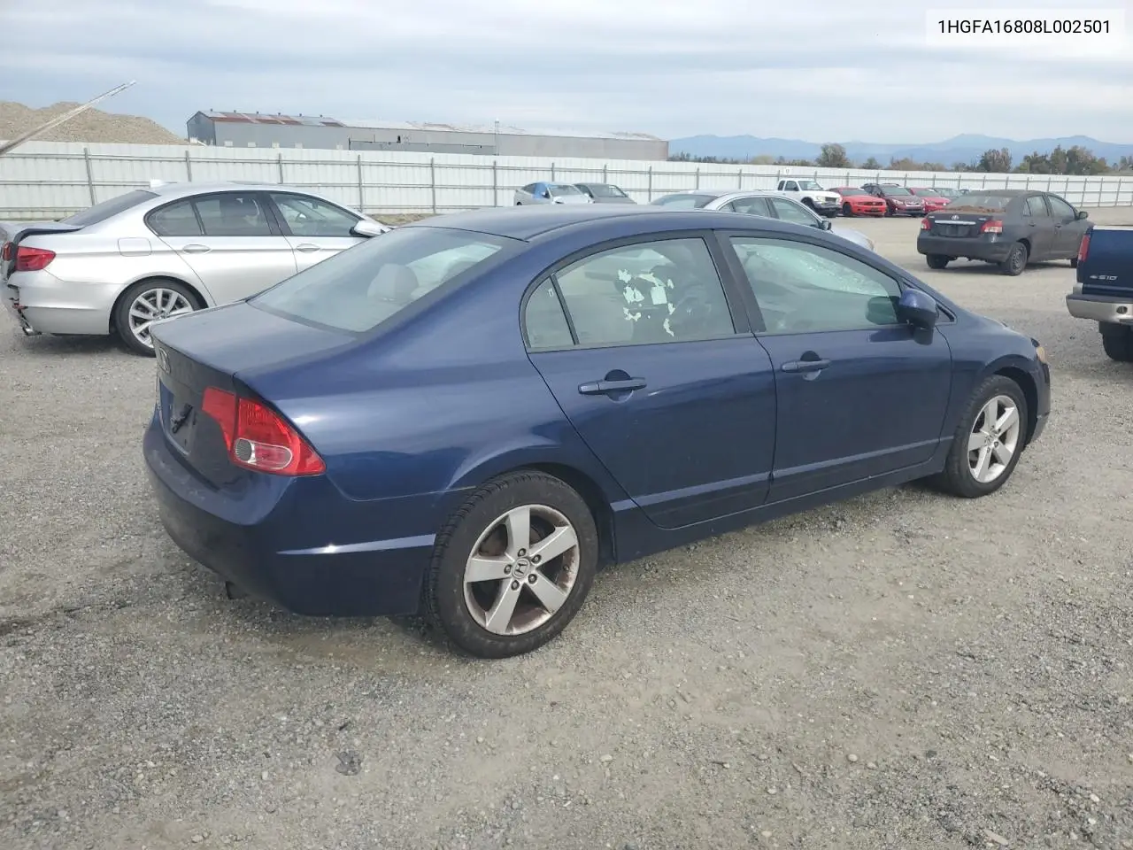 1HGFA16808L002501 2008 Honda Civic Ex