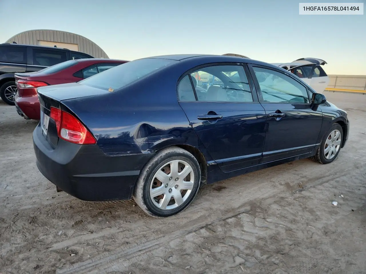 1HGFA16578L041494 2008 Honda Civic Lx