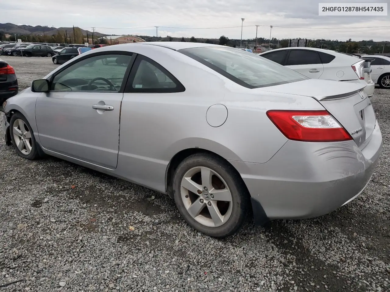 2HGFG12878H547435 2008 Honda Civic Ex