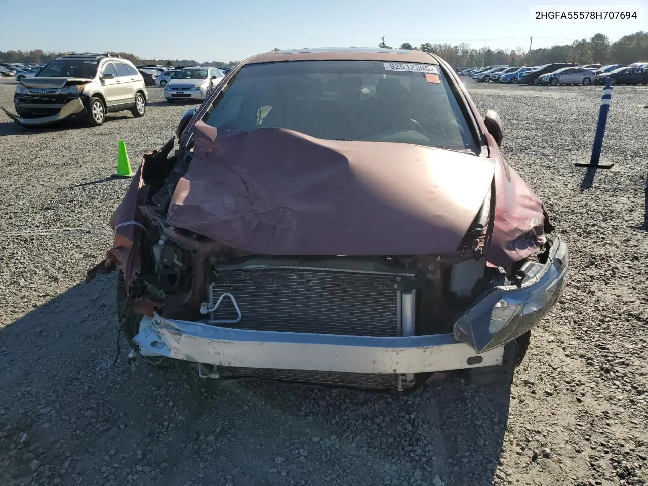 2HGFA55578H707694 2008 Honda Civic Si