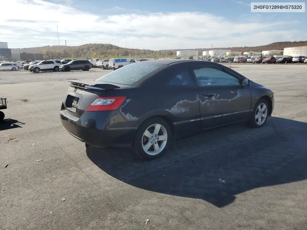 2HGFG12898H575320 2008 Honda Civic Ex