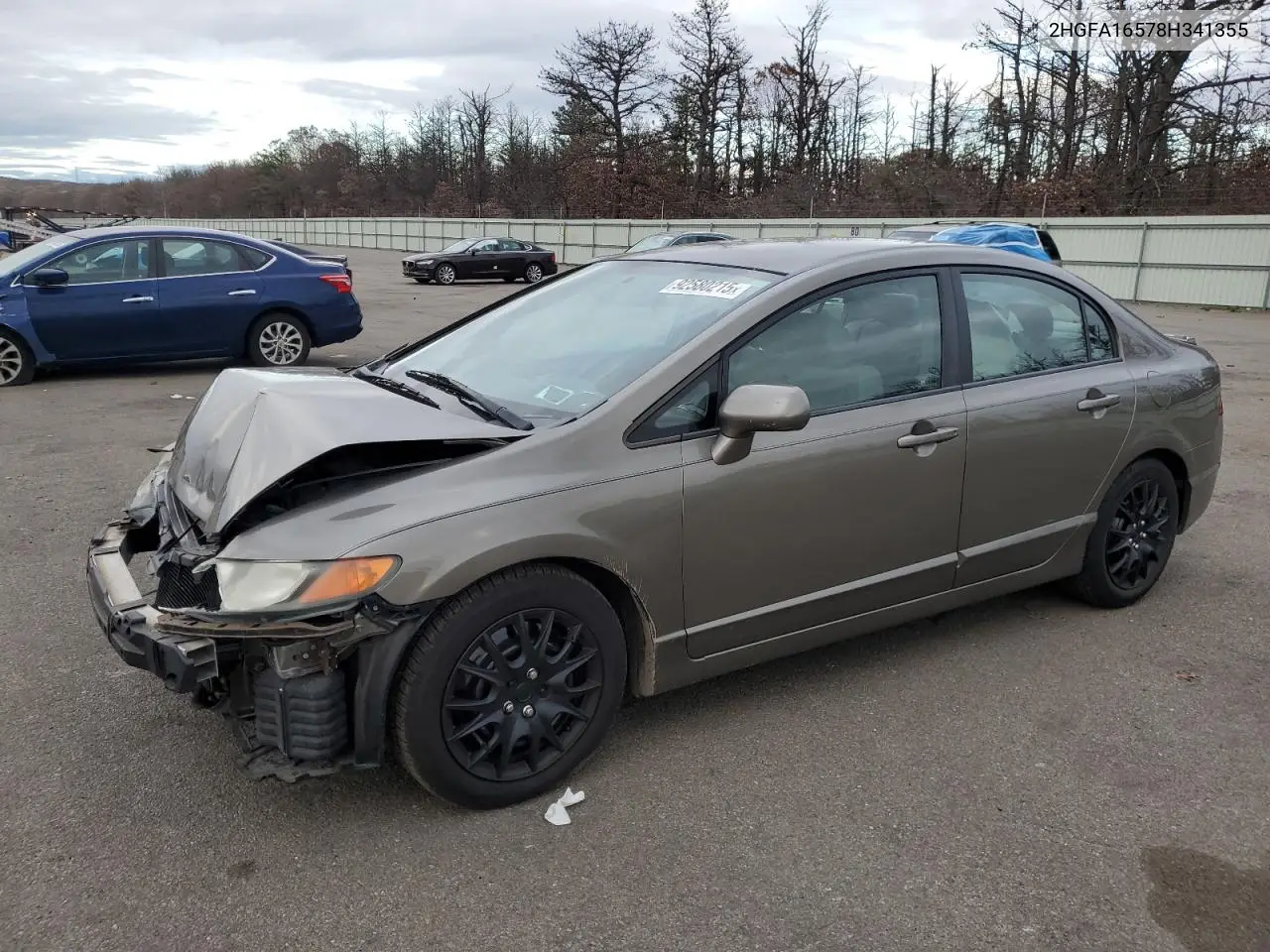 2HGFA16578H341355 2008 Honda Civic Lx