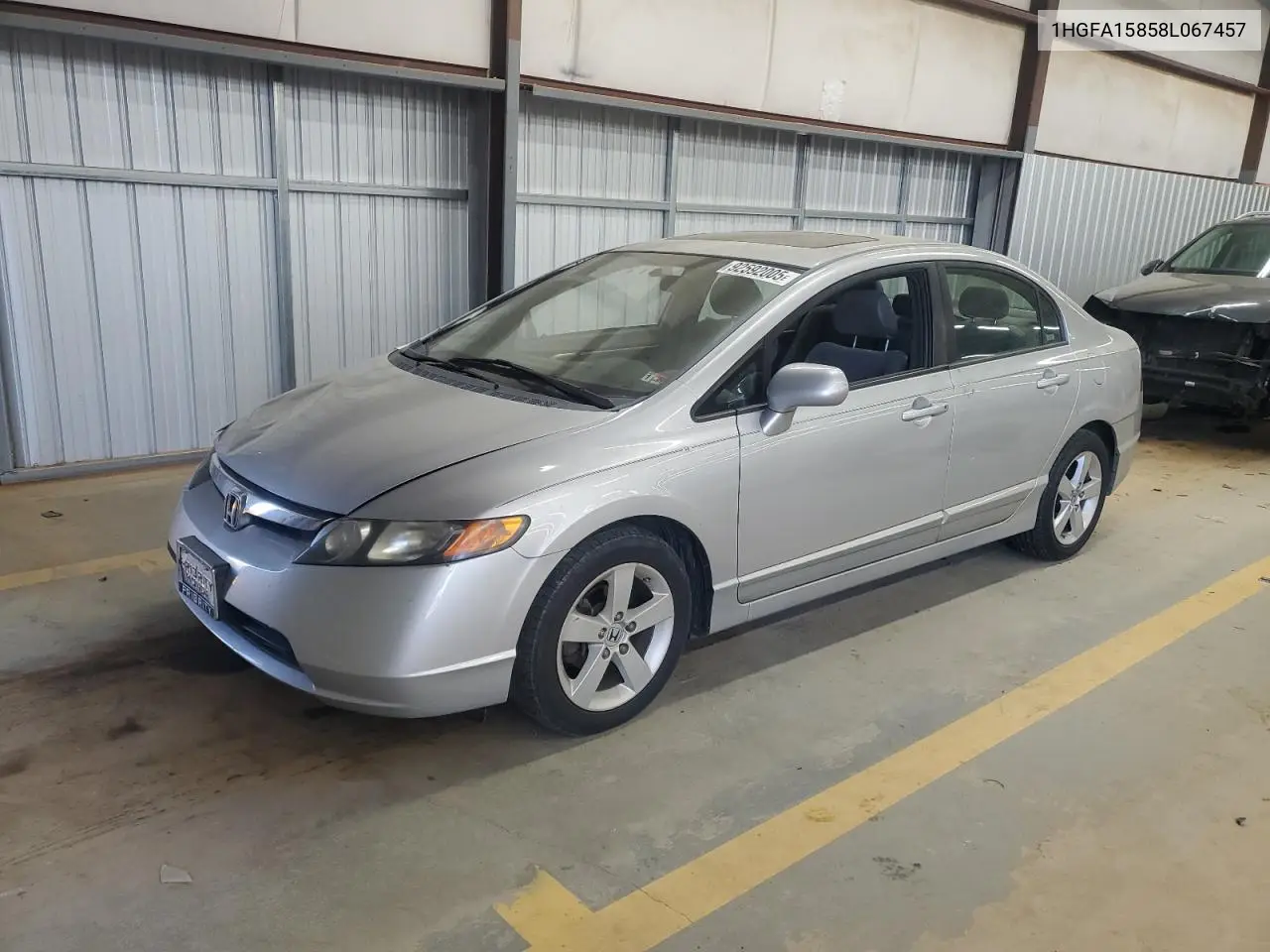 1HGFA15858L067457 2008 Honda Civic Ex