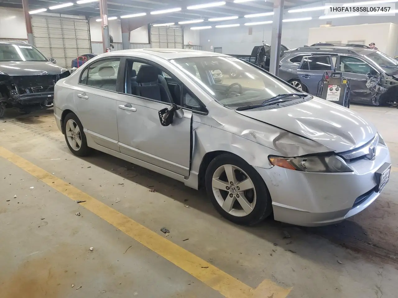 1HGFA15858L067457 2008 Honda Civic Ex