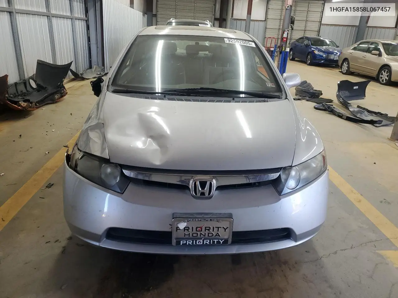 1HGFA15858L067457 2008 Honda Civic Ex