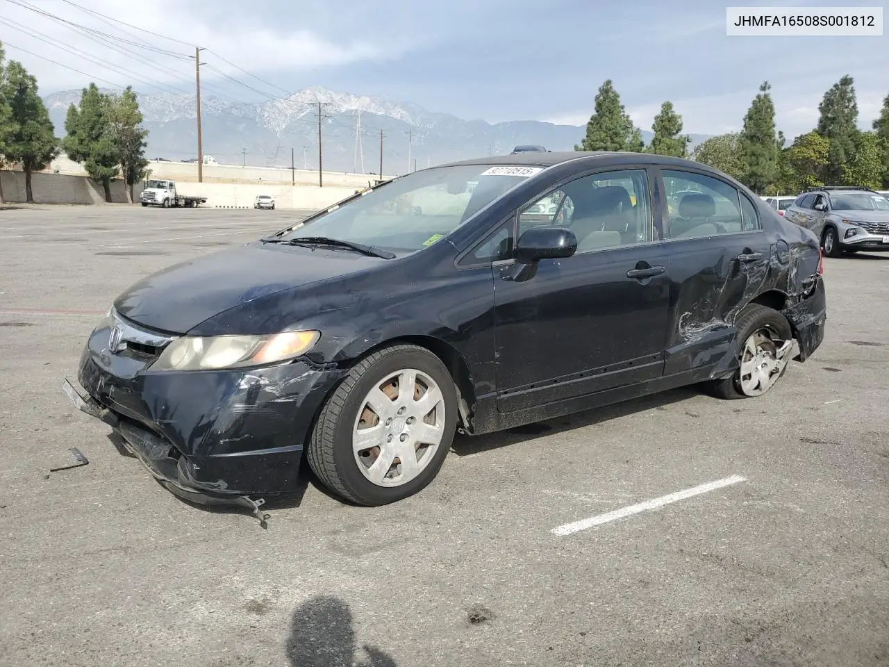 JHMFA16508S001812 2008 Honda Civic Lx