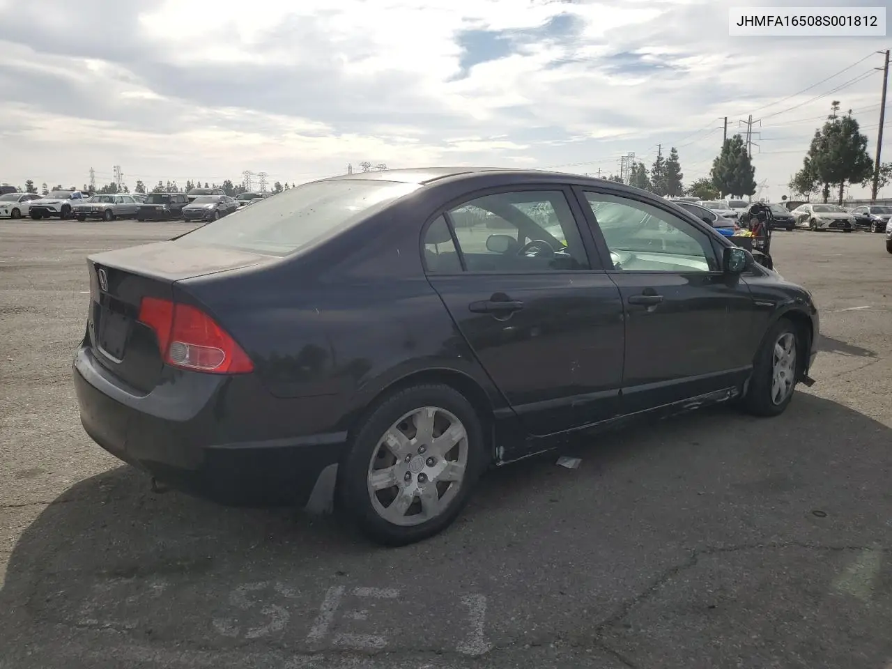 JHMFA16508S001812 2008 Honda Civic Lx