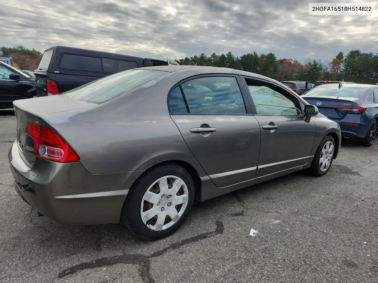 2HGFA16518H514822 2008 Honda Civic Lx