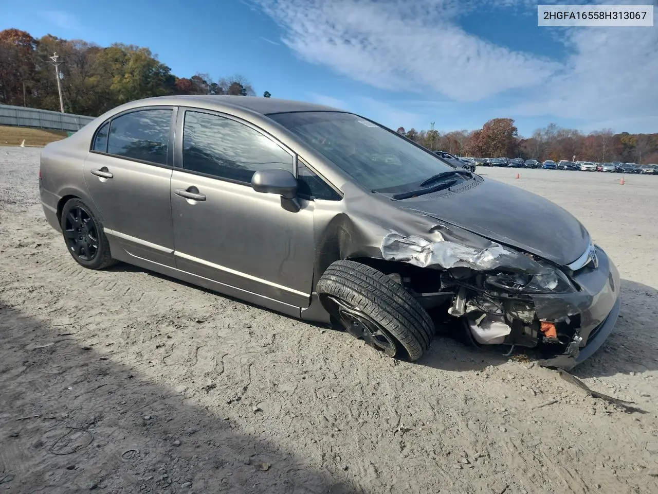 2HGFA16558H313067 2008 Honda Civic Lx