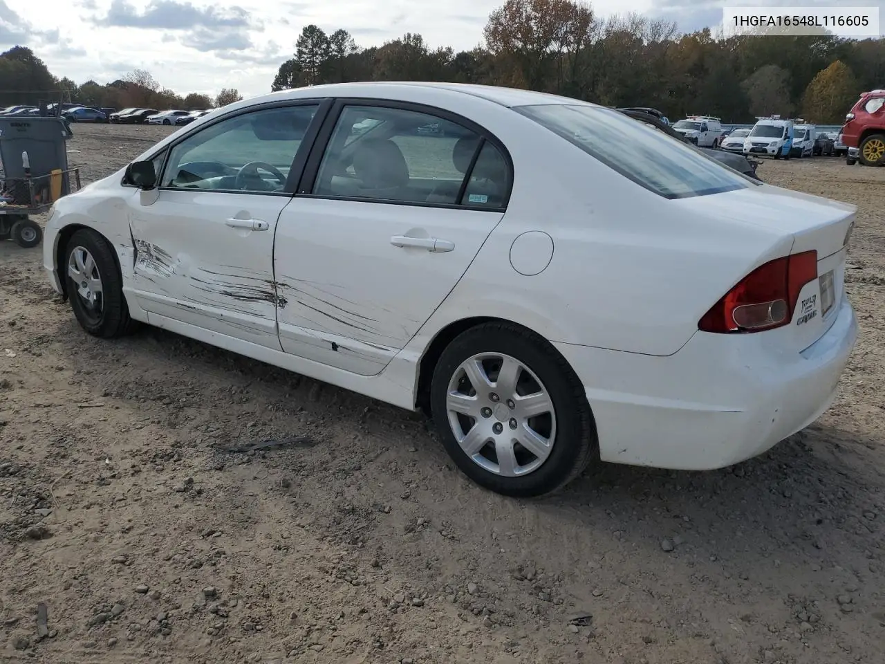 1HGFA16548L116605 2008 Honda Civic Lx
