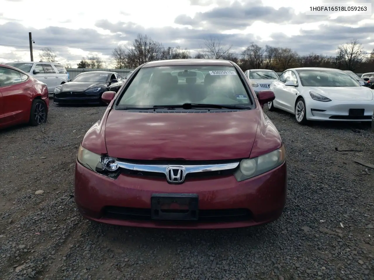 1HGFA16518L059263 2008 Honda Civic Lx