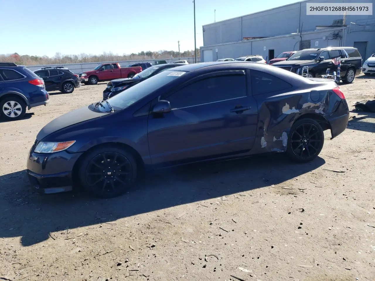2HGFG12688H561973 2008 Honda Civic Lx