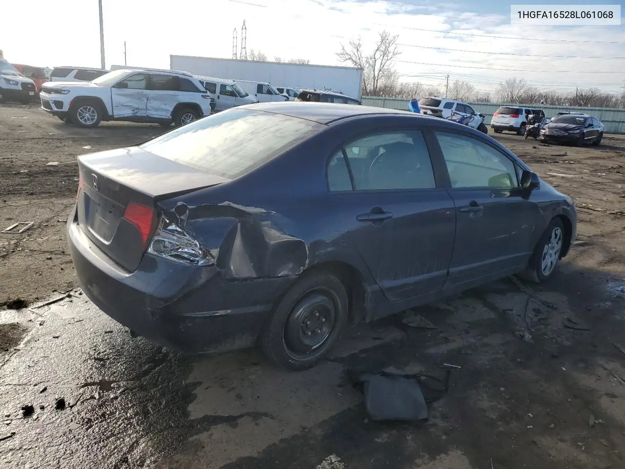 1HGFA16528L061068 2008 Honda Civic Lx