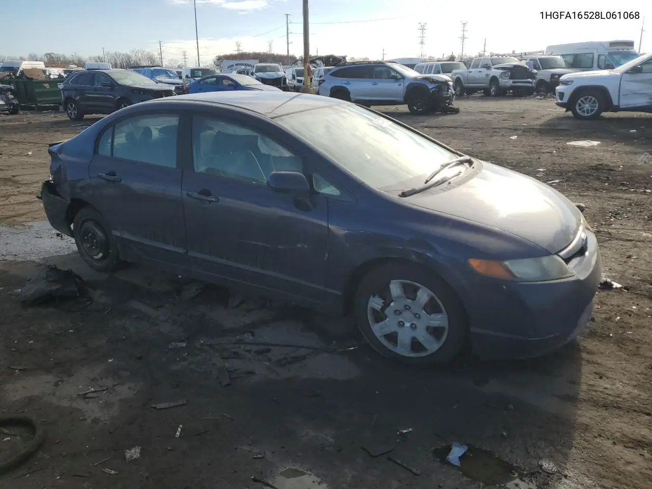 1HGFA16528L061068 2008 Honda Civic Lx