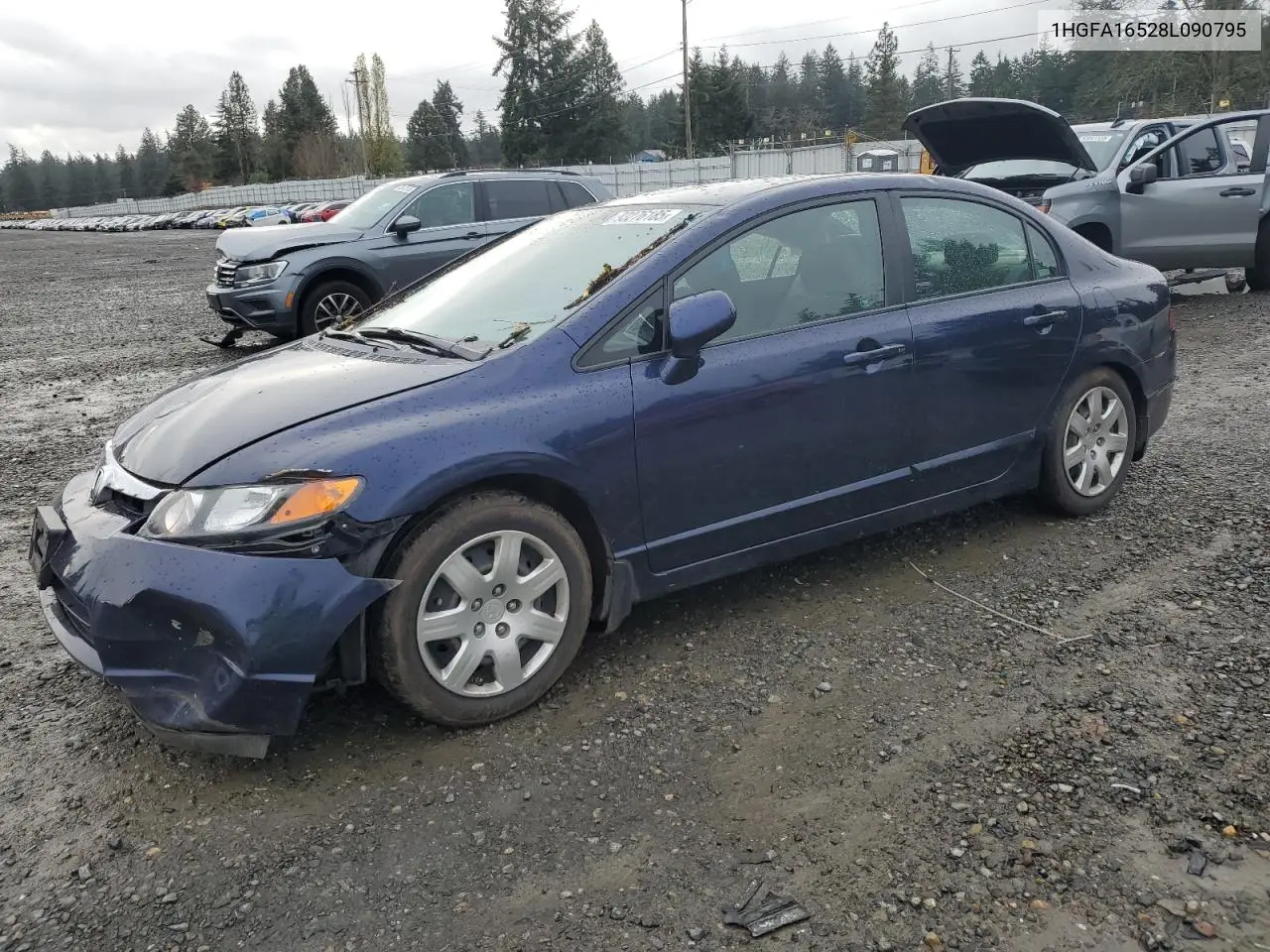 1HGFA16528L090795 2008 Honda Civic Lx