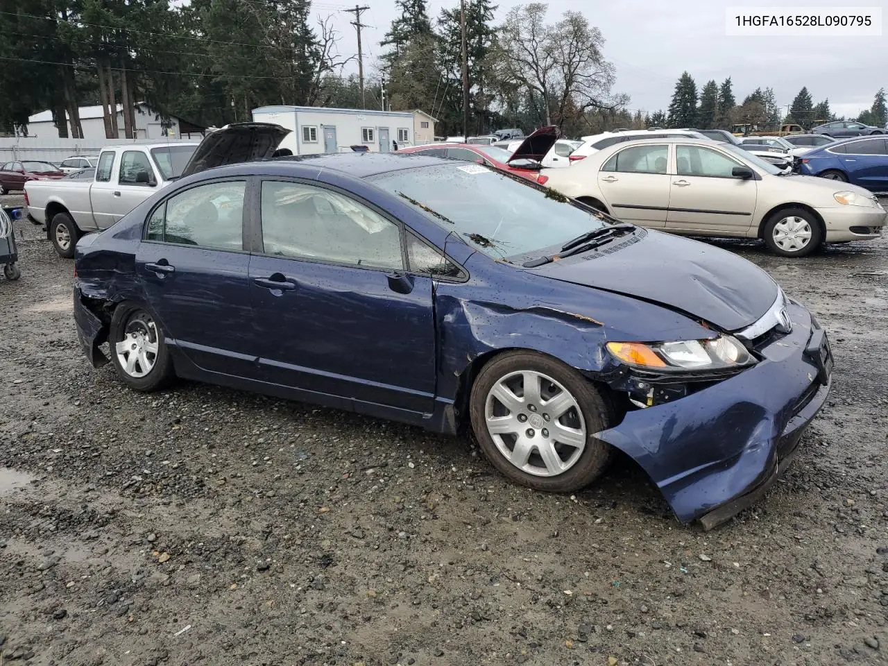 1HGFA16528L090795 2008 Honda Civic Lx
