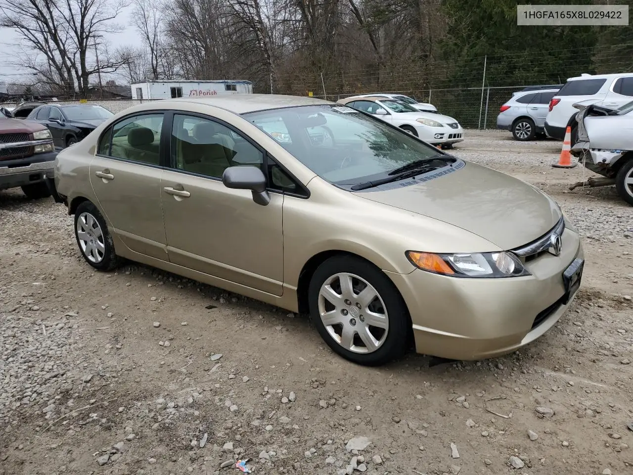 1HGFA165X8L029422 2008 Honda Civic Lx